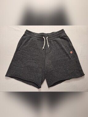 HOMAGE Dark Charcoal Heather Drawstring Athletic SweatShorts